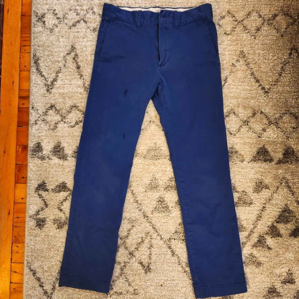 J.Crew Crewcut Boys' stretch chino pant 10 Blue